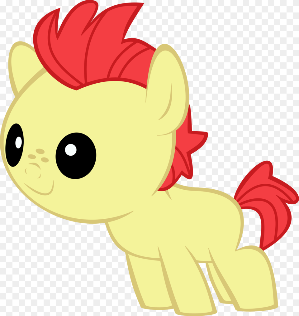 Vector Artist Red Baby Pony Mac Cute Mlp Bright Mac Infant, Plush, Toy, Person Free Transparent Png