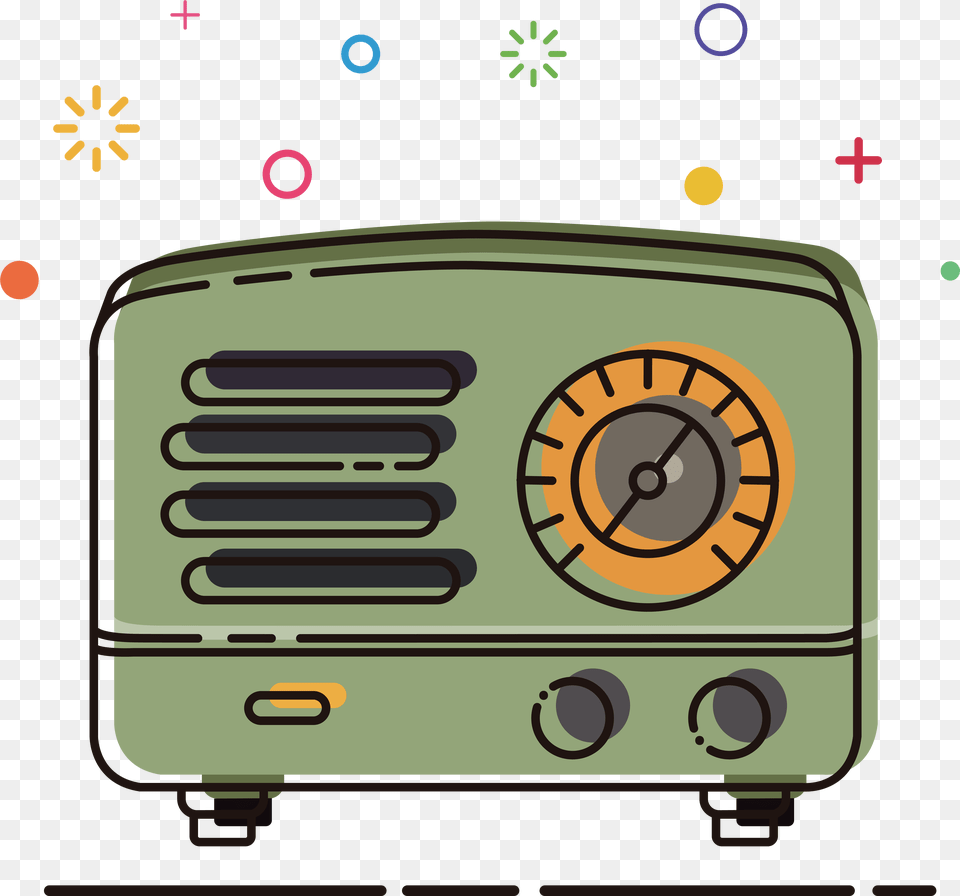 Vector Audio Simple Cartoon And, Electronics, Radio, Scoreboard Png