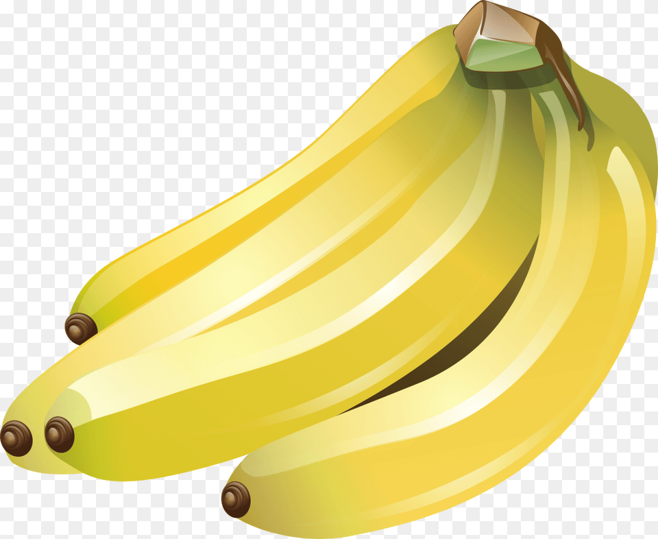 Vector Banana Download Bananas Cartoon, Food, Fruit, Plant, Produce Free Transparent Png