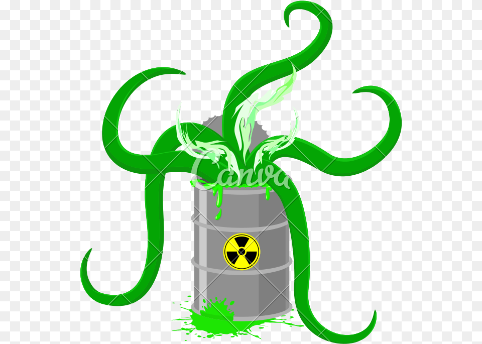 Vector Barrel Toxic Vector Graphics, Green, Weapon, Animal, Kangaroo Free Png Download