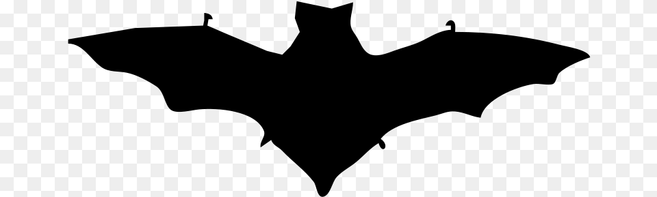 Vector Bat Silhouette Clip Art, Gray Png