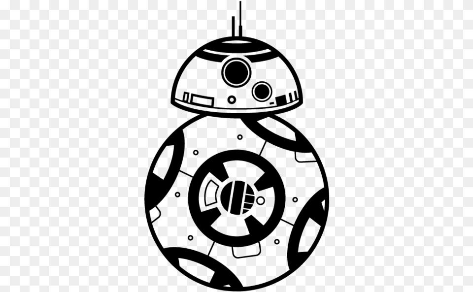 Vector Bb8 Clipart Black And White Free Png Download