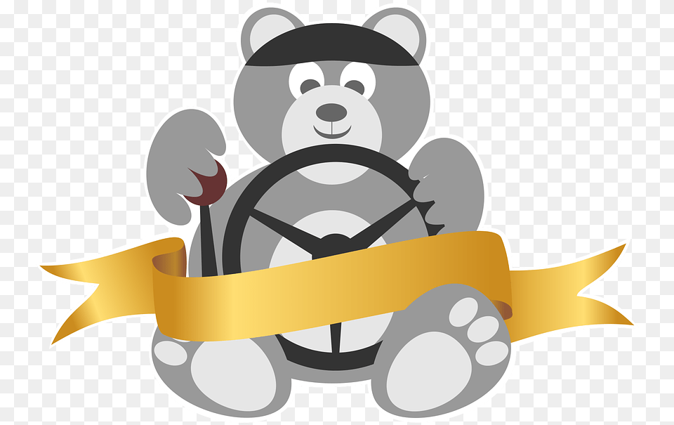 Vector Bear Trucker Logo Teddy Bear Vector Graphics, Device, Grass, Lawn, Lawn Mower Free Transparent Png