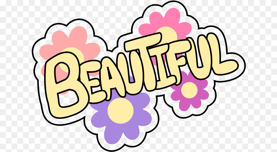 Vector Beautiful Beautiful Clipart, Flower, Plant, Purple, Art Free Png