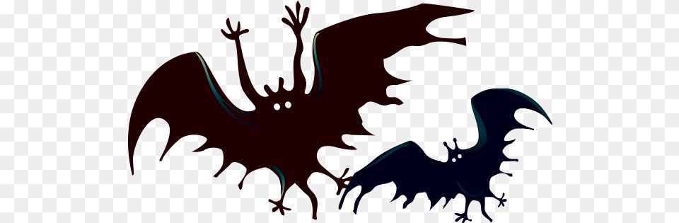 Vector Big Black Paw Bat Halloween Party Bat, Dragon, Person Png