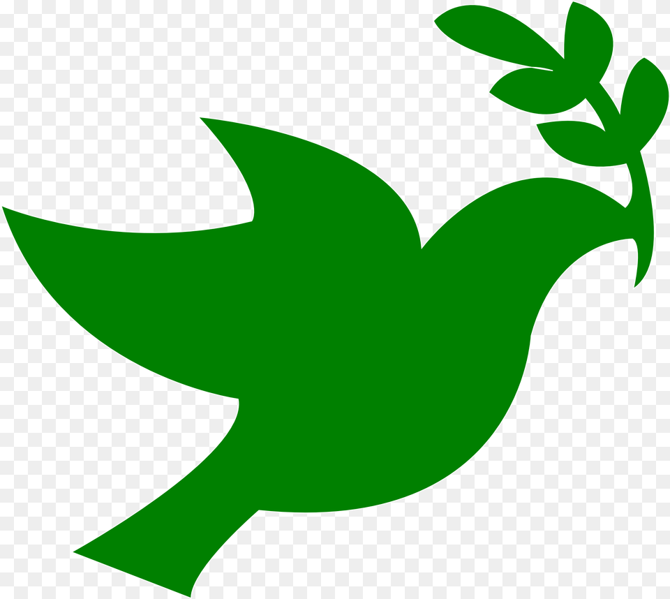 Vector Bird Dove Peace Dove Green, Herbal, Herbs, Leaf, Plant Free Png Download