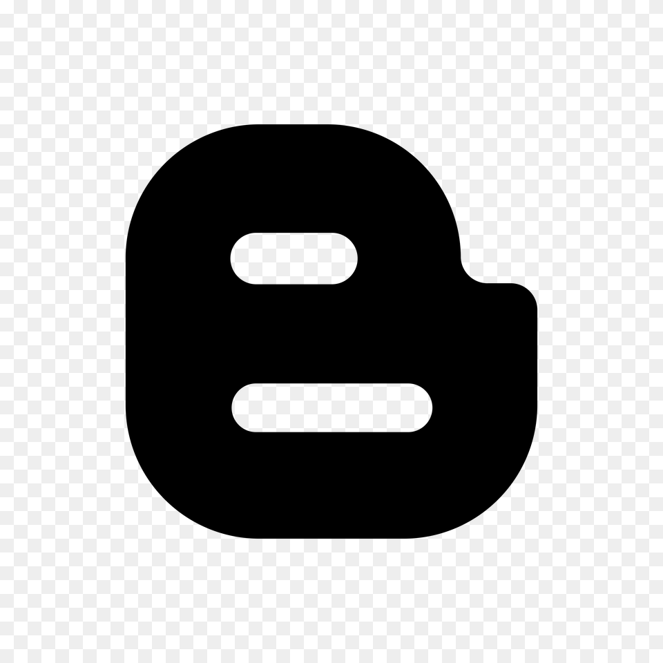 Vector Blogger Logo, Gray Free Transparent Png
