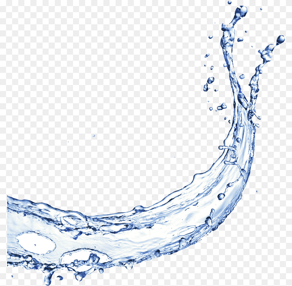 Vector Blue Water Splash, Nature, Outdoors, Sea Png