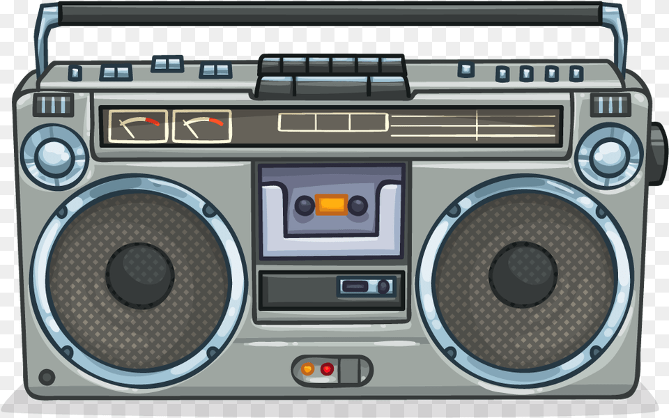 Vector Boombox 8039s Boom Box, Electronics, Stereo, Cassette Player, Tape Player Free Png
