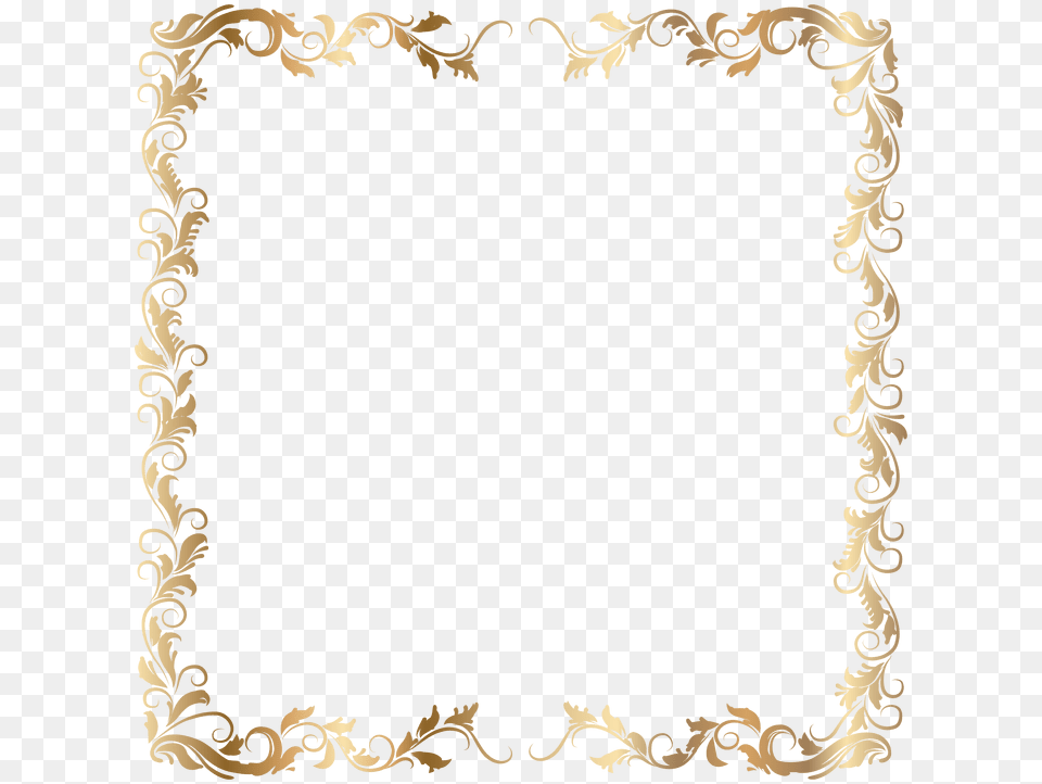 Vector Border Frames Image Download Background Gold Certificate Border, Art, Floral Design, Graphics, Home Decor Png