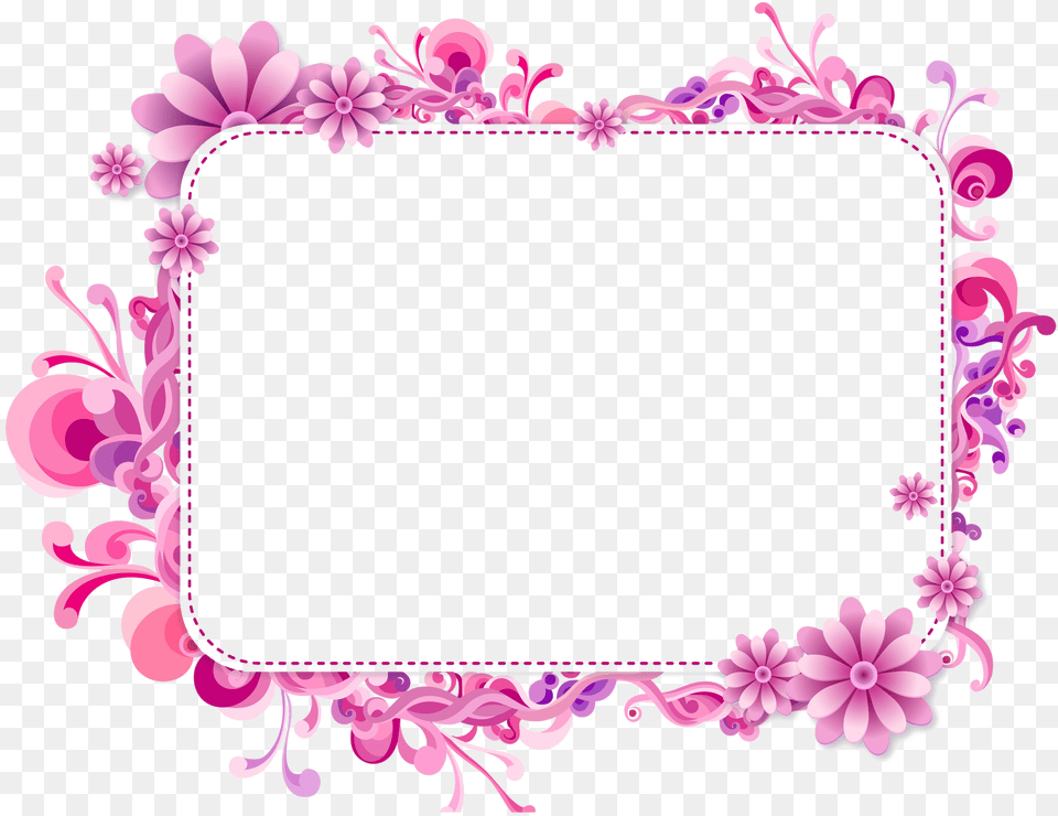 Vector Border Frames Photo Girly Border, Art, Floral Design, Graphics, Pattern Png