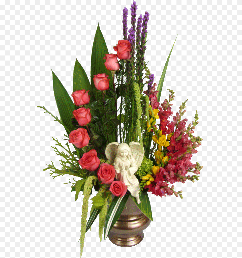 Vector Bouquet Funeral Flower Stairway To Heaven Arrangement, Flower Bouquet, Flower Arrangement, Rose, Plant Png
