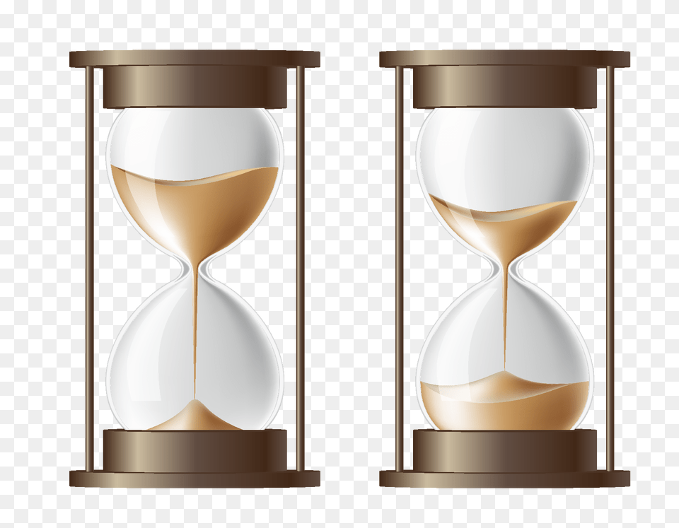 Vector Brown Time Hourglass Element Free Download Vector Png