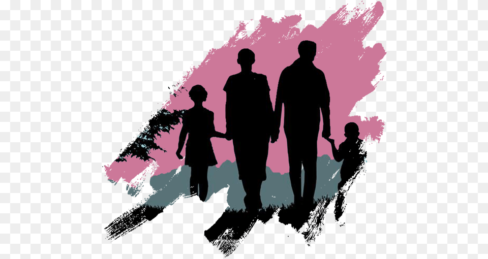 Vector Brush Stroke, Silhouette, Adult, Person, Man Png Image