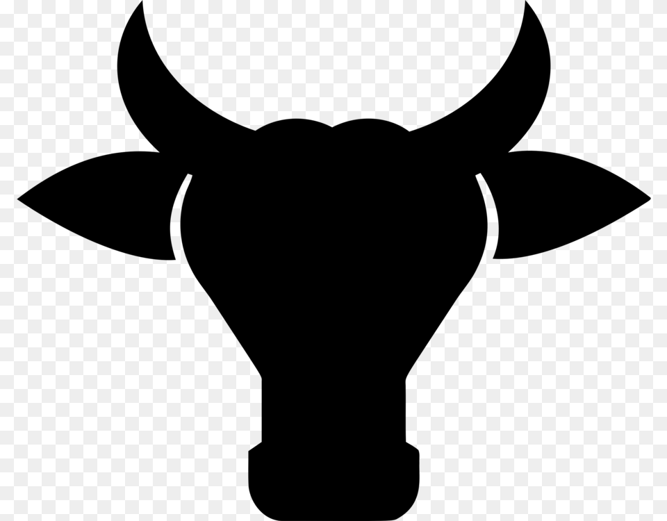 Vector Bull Minimalist For Download On Ya Webdesign, Gray Png Image