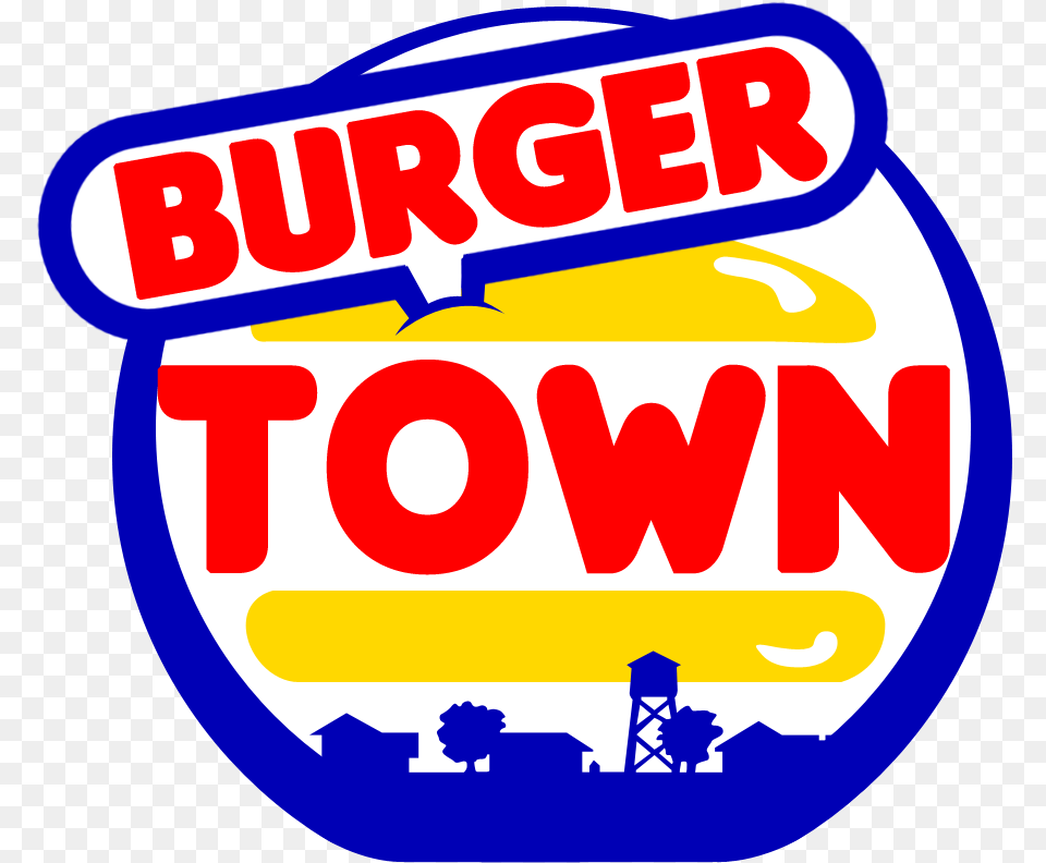 Vector Burger Town Logo Images Burger Town Logo, Food, Ketchup Free Png Download