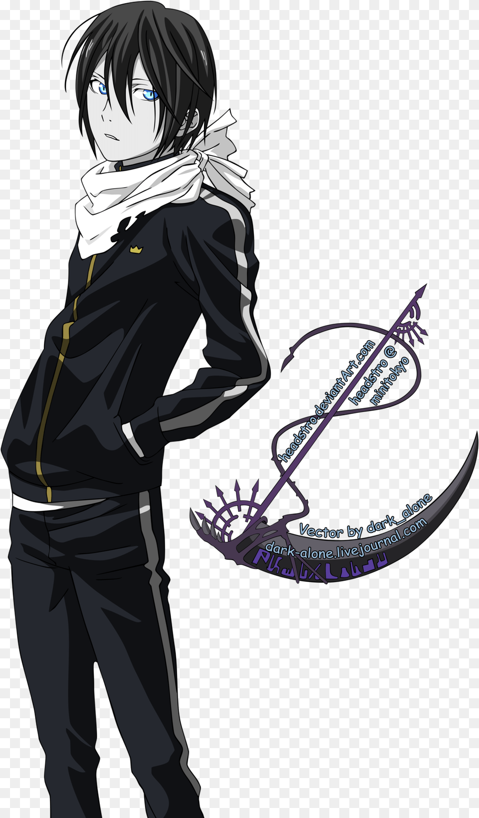 Vector By Headstro Noragami Yato Full Body, Book, Comics, Publication, Adult Free Png Download