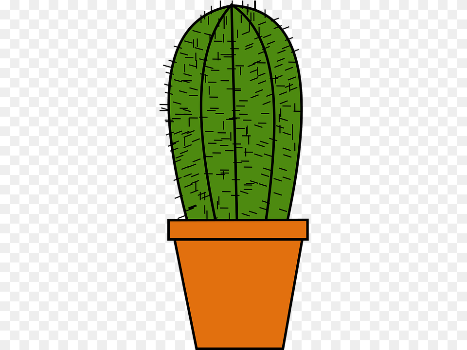 Vector Cactus Clip Art Cactus Pot Cartoon, Jar, Leaf, Plant, Planter Free Png Download