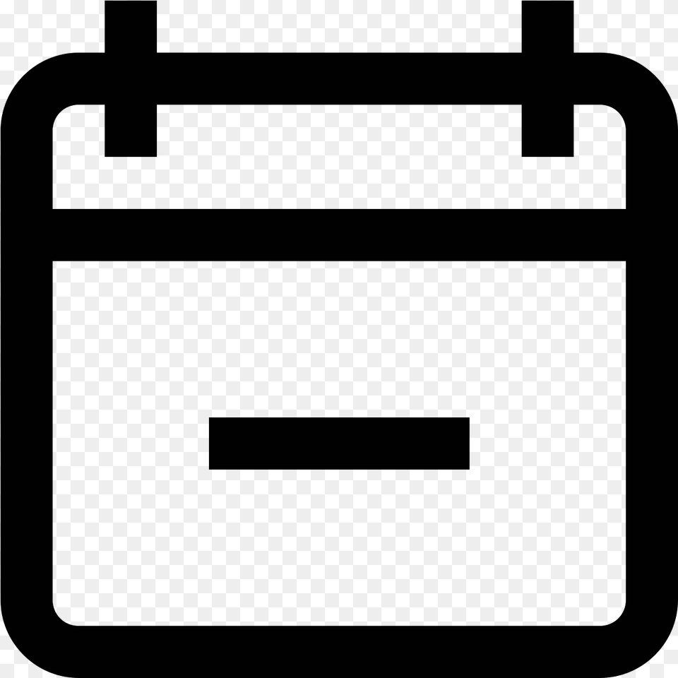 Vector Calendar Icon, Gray Png