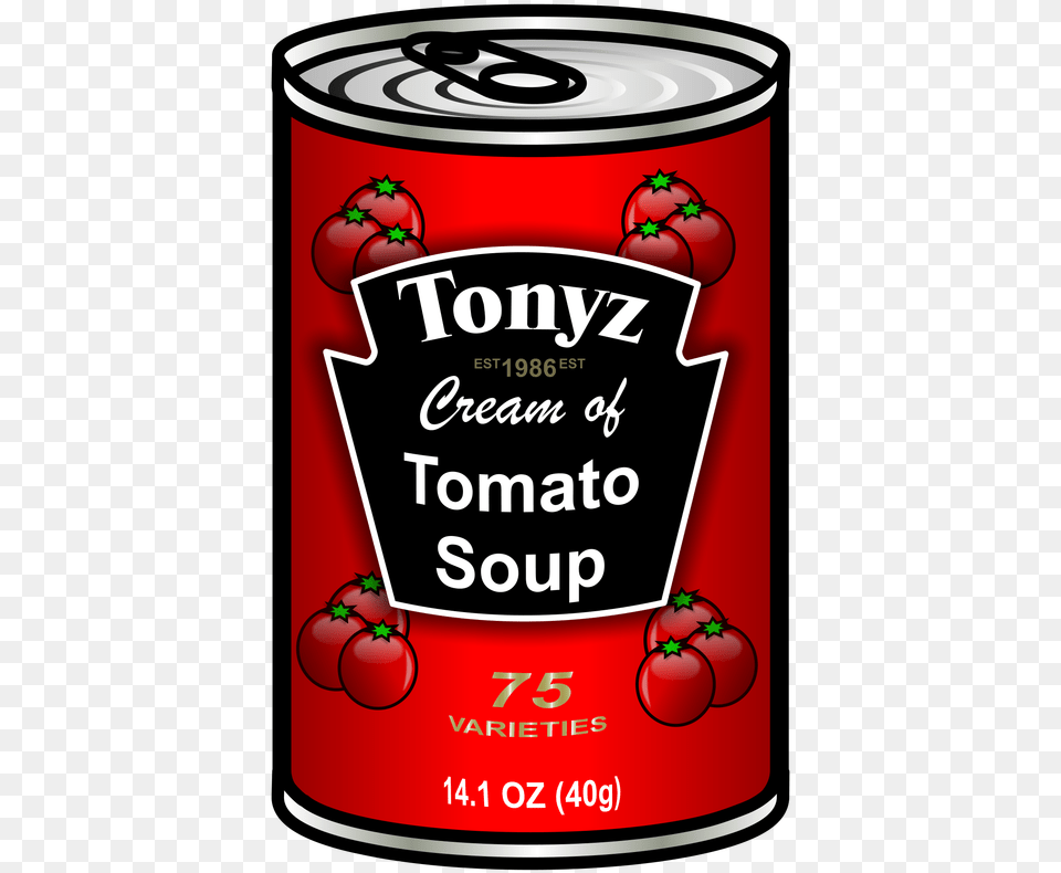 Vector Can Of Soup Clipart Tin Of Chicken Soup, Food, Ketchup, Aluminium, Canned Goods Free Png