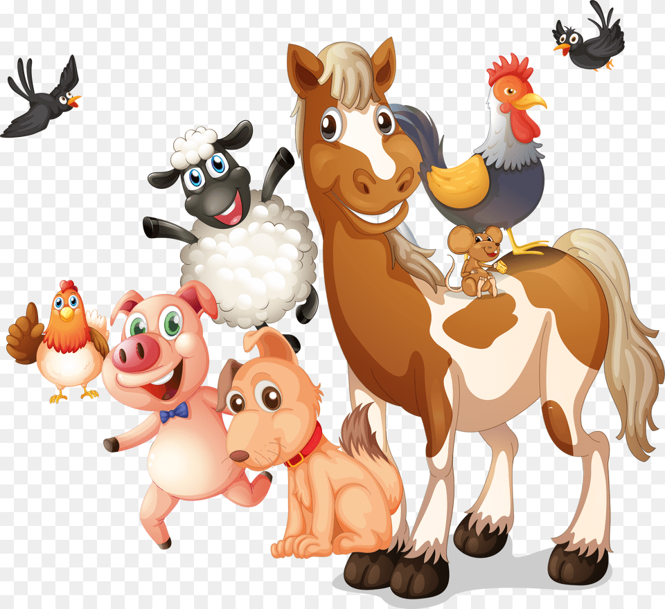 Vector Cartoon Animals Download Png