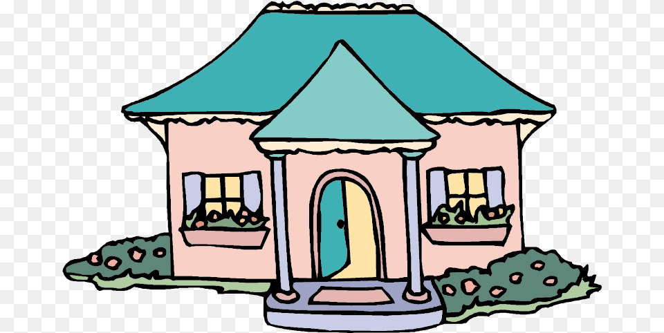Vector Cartoon Illustration Frame Ilustrasi Rumah, Outdoors, Architecture, Building, Countryside Free Png Download