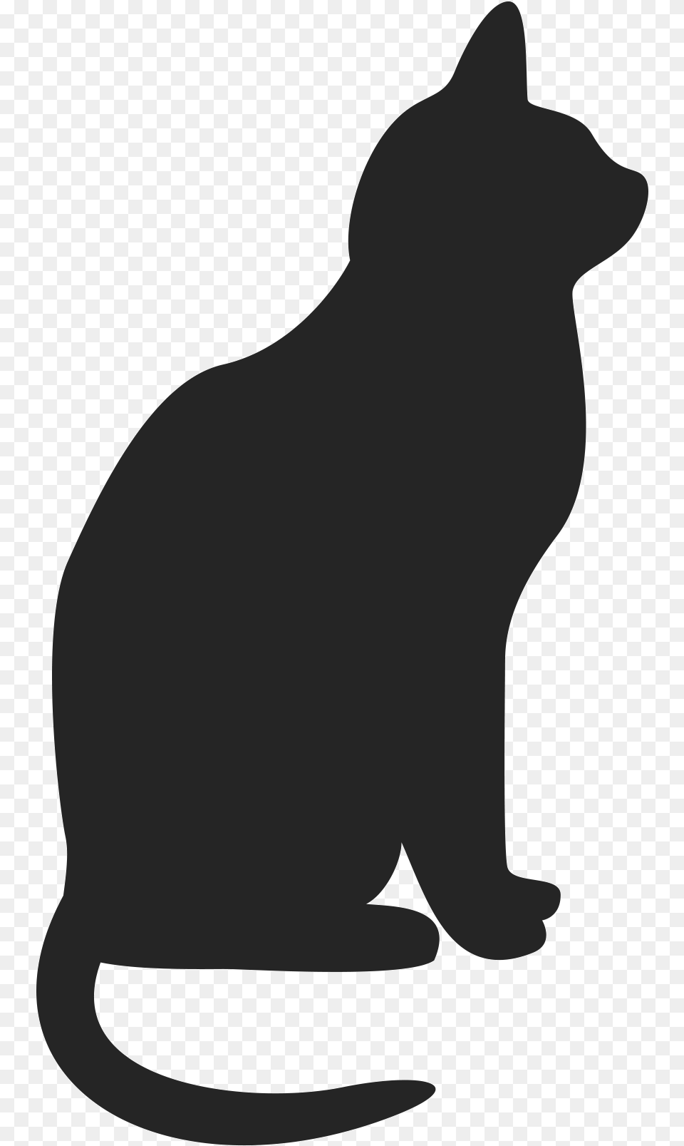 Vector Cat Clipart Black Cat Silhouette, Animal, Mammal, Pet, Fish Free Transparent Png