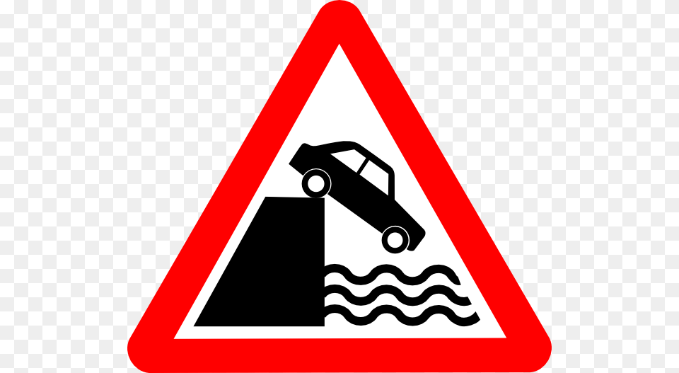 Vector Caution Cliff Water Clip Art Road Work Signs Uk, Sign, Symbol, Road Sign, Dynamite Png