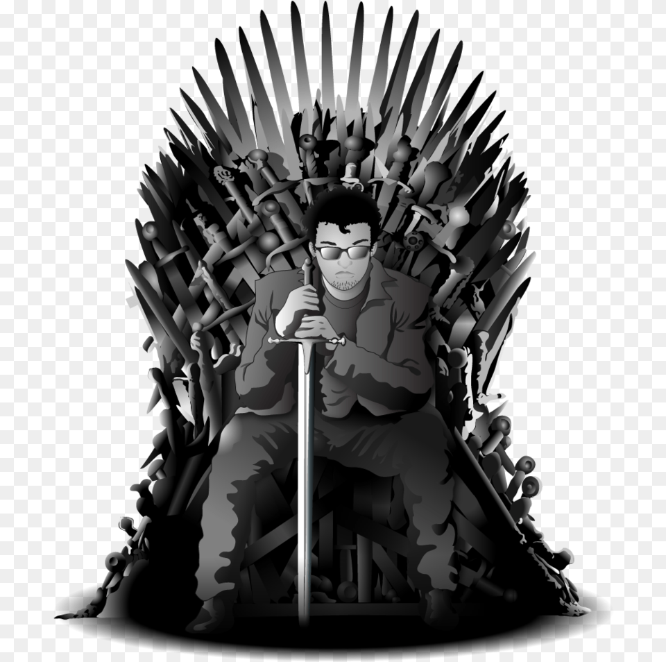 Vector Chair Iron Throne For Free Download On Mbtskoudsalg Throne Game Of Thrones, Furniture, Person, Man, Male Png