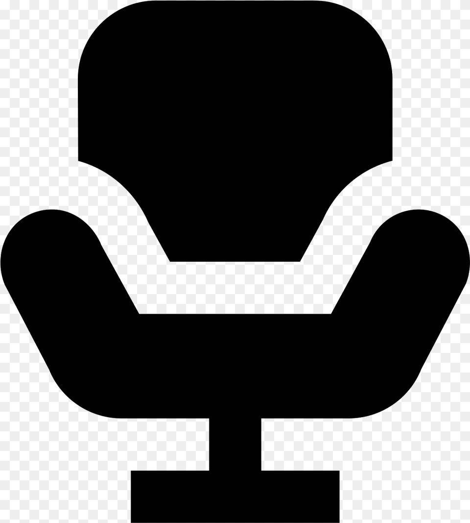 Vector Chair Office Chair, Gray Free Png Download