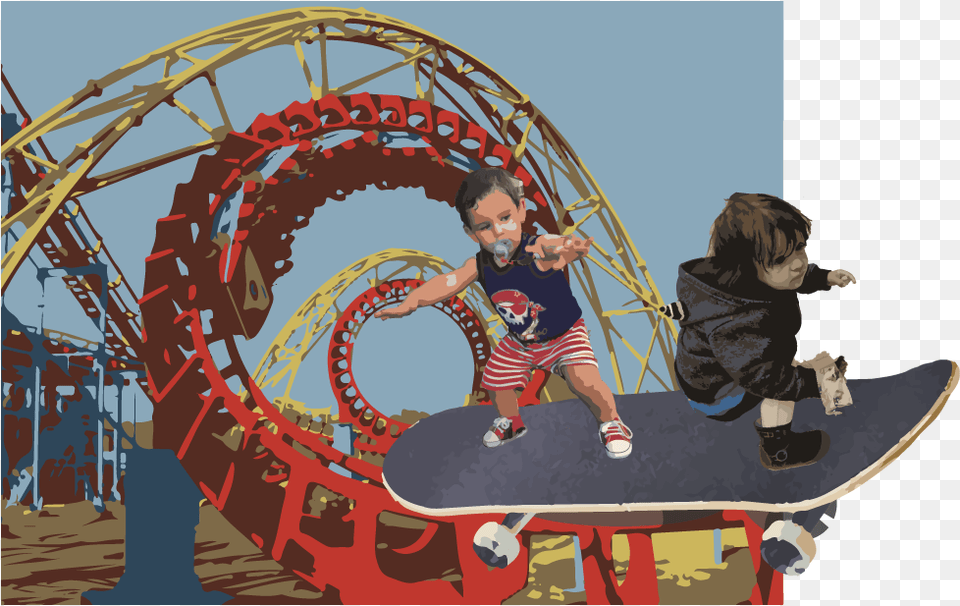 Vector Child Carousel, Baby, Person, Amusement Park, Roller Coaster Png
