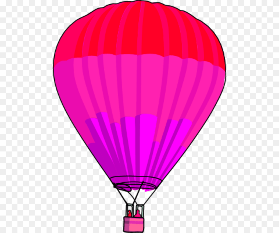 Vector Clip Art Hot Air Balloon Clip Art Purple, Aircraft, Hot Air Balloon, Transportation, Vehicle Png