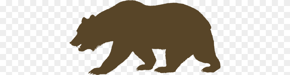 Vector Clip Art Of Bear From The Flag Of California Public, Animal, Mammal, Wildlife, Brown Bear Free Png Download