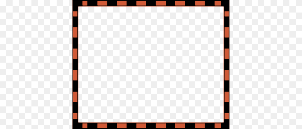 Vector Clip Art Of Black And Orange Rectangular Border Public, Home Decor, Blackboard Png Image