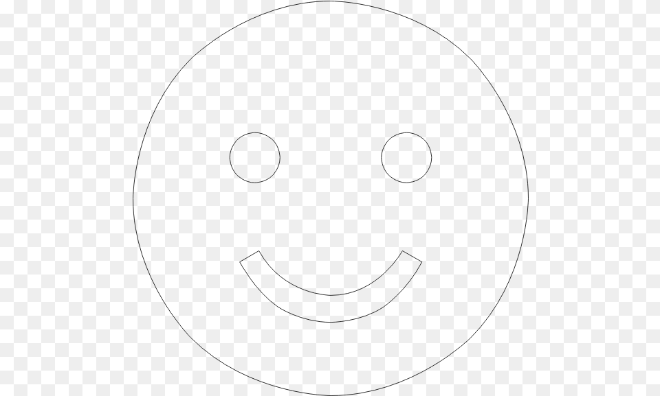 Vector Clip Art Of Blank Round Smile Face Smiley, Gray Free Png Download
