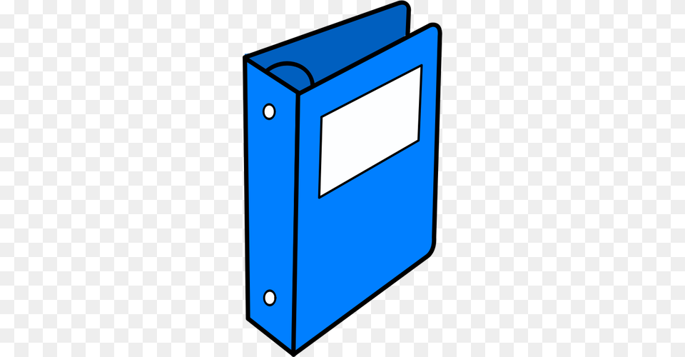 Vector Clip Art Of Blue Lever Arch, File Binder, File Folder, Mailbox Png Image