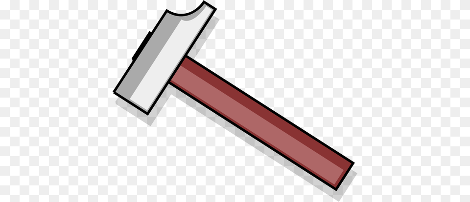 Vector Clip Art Of Cartoon Drawing Of A Hammer, Device, Blade, Razor, Weapon Free Transparent Png