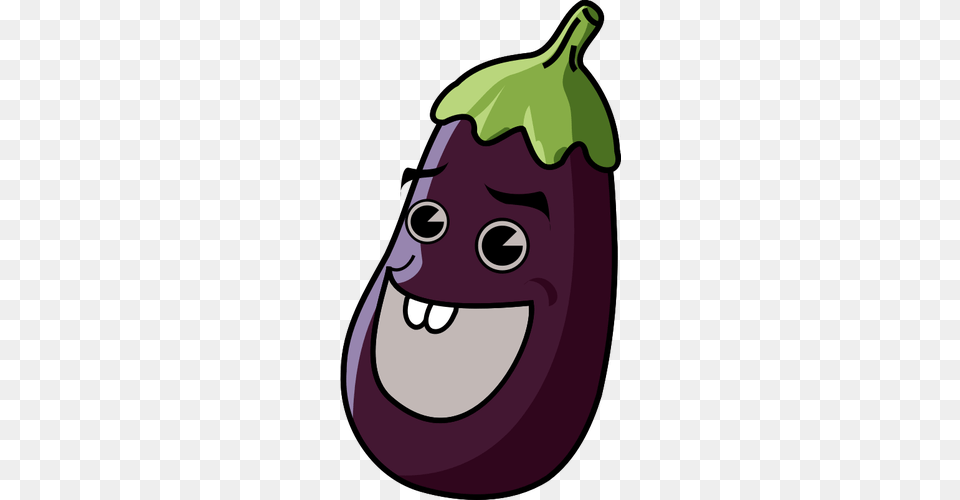 Vector Clip Art Of Eggplant, Food, Produce, Plant, Vegetable Png Image
