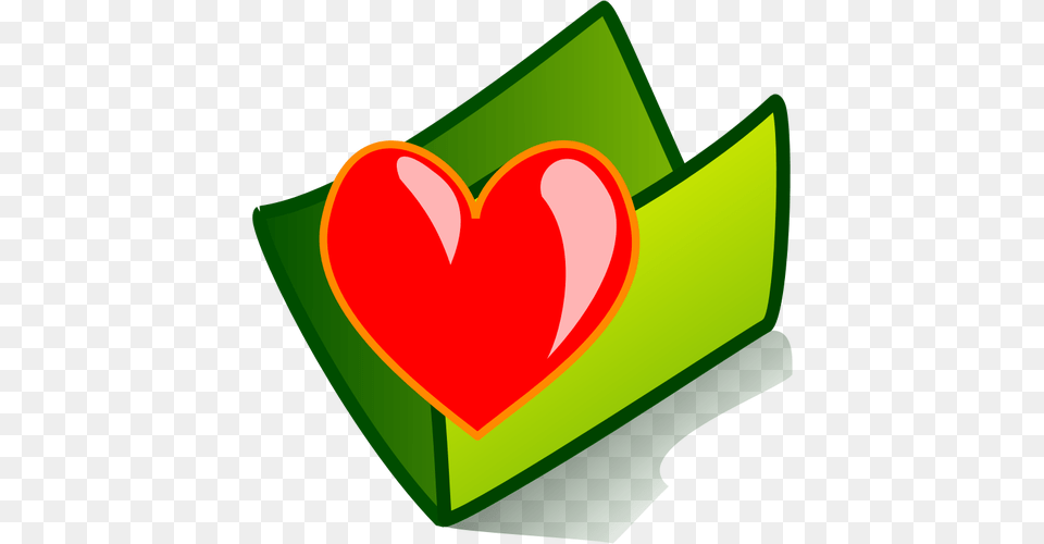 Vector Clip Art Of Favourites Folder Icon, Heart, Dynamite, Weapon Png