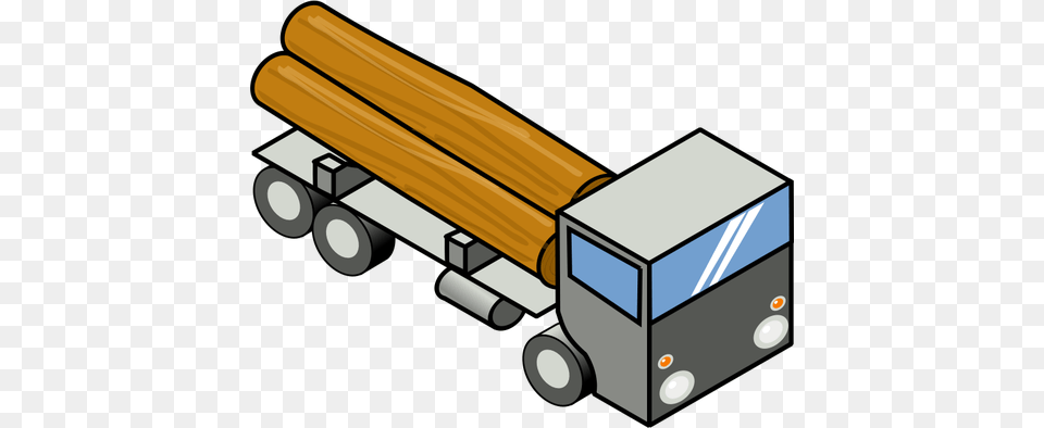 Vector Clip Art Of Flat Bed Truck, Wood, Dynamite, Weapon Free Png