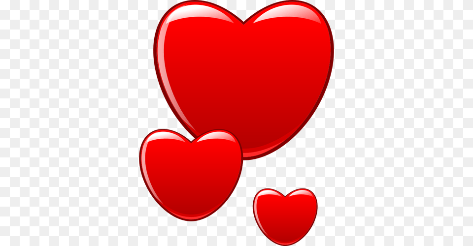 Vector Clip Art Of Glossy Red Hearts, Heart, Food, Ketchup, Balloon Free Transparent Png