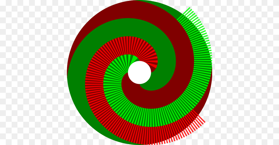 Vector Clip Art Of Green Shaded Circle With Separate Lines, Coil, Spiral, Machine, Wheel Png Image