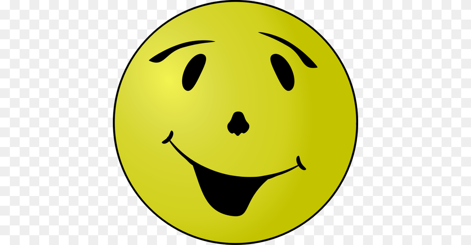 Vector Clip Art Of Grinning Yellow Smiley, Logo, Astronomy, Moon, Nature Free Png Download