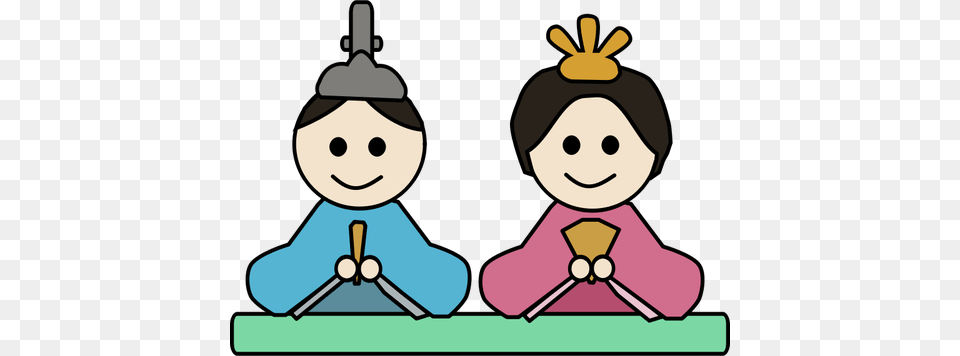 Vector Clip Art Of Male And Female Doll In Japan, People, Person, Face, Head Png Image