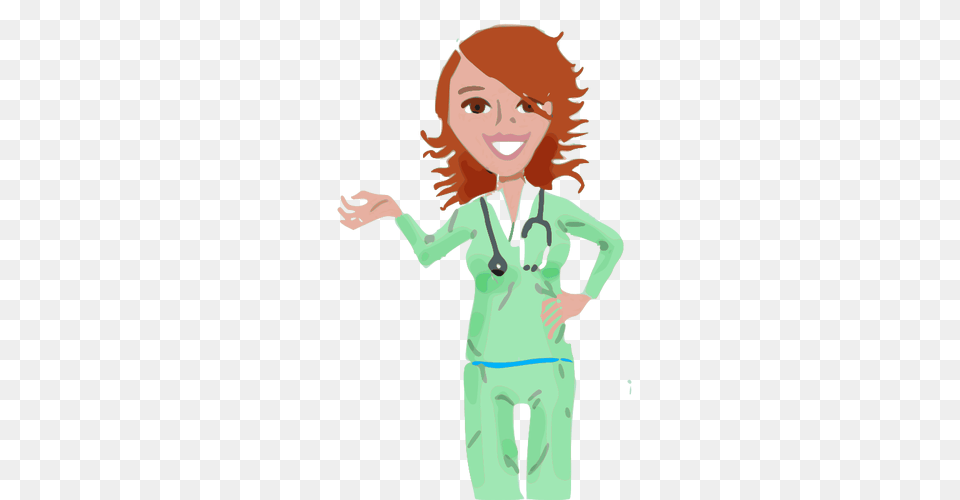 Vector Clip Art Of Professional Medical Nurse, Person, Face, Head Free Png