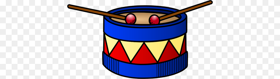 Vector Clip Art Of Red And Blue Drum, Musical Instrument, Percussion, Mailbox Png
