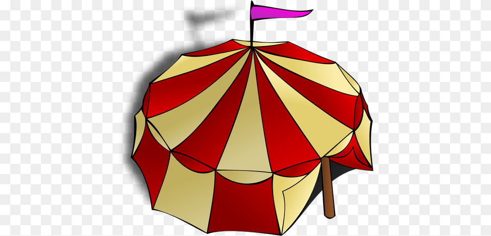 Vector Clip Art Of Role Play Game Map Icon For A Circus Tent, Leisure Activities, Canopy, Umbrella Free Png