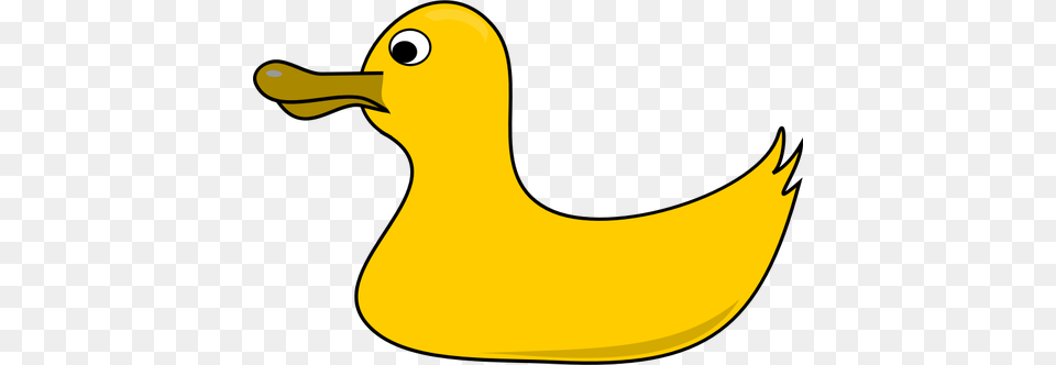 Vector Clip Art Of Rubber Duck With Weird Nose, Animal, Bird, Astronomy, Moon Free Png Download