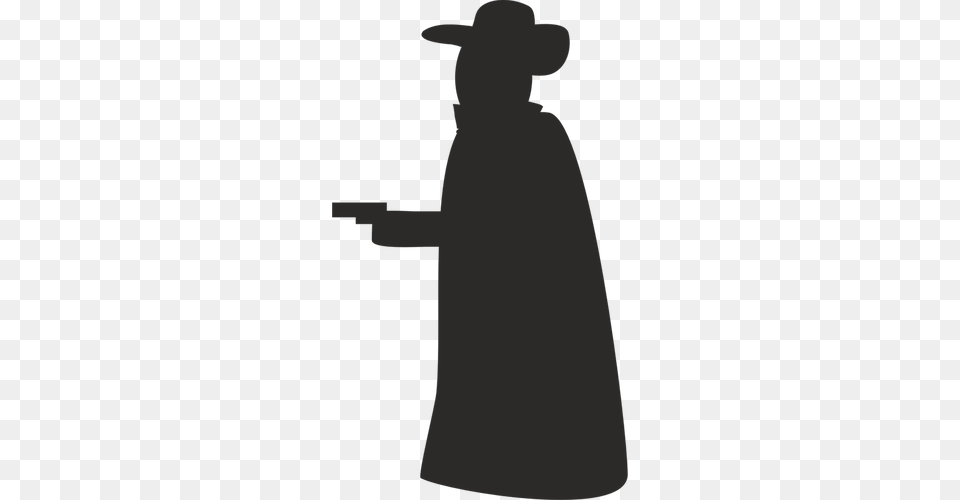 Vector Clip Art Of Silhouette Of A Robber, Clothing, Fashion, Hat, Dress Png Image