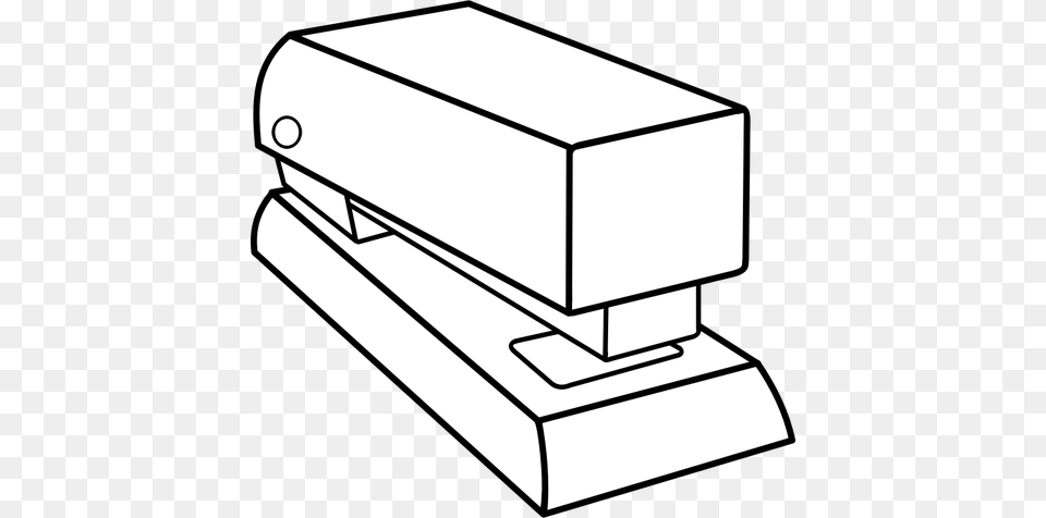 Vector Clip Art Of Stapler Technical Drawing, Gravestone, Tomb Free Png Download